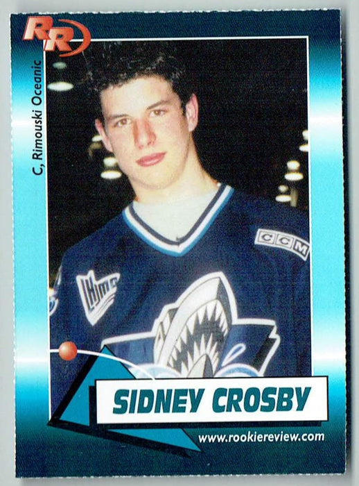 Mint Sidney Crosby 2004 Rookie Review #104 Rimouski Penguins Rookie Card