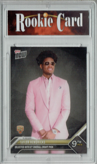 Certified Mint+ Taylor Hendricks 2023 Topps Now #D-6 NBA Draft Selected 9th Overall Utah Jazz Rookie Card