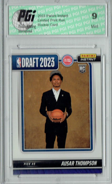 PGI 9 Ausar Thompson 2023 Panini Instant #DN-5 NBA Draft Rookie Card