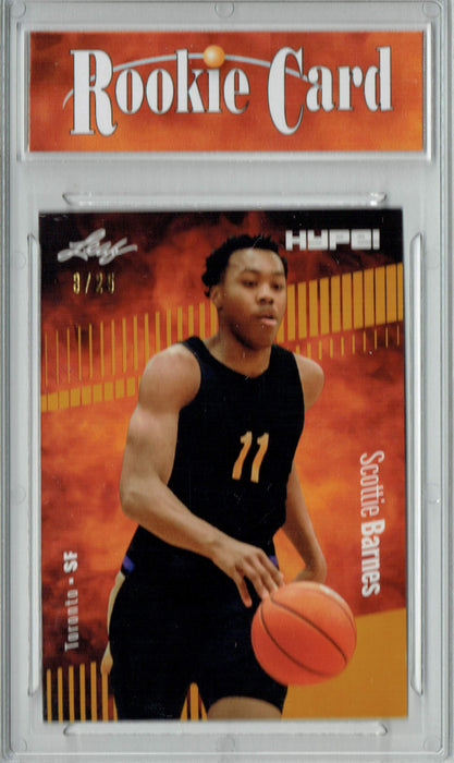 Certified Mint+ Scottie Barnes 2022 Leaf HYPE! #75 Gold Short Print, Only 25 Ever Made Rookie Card