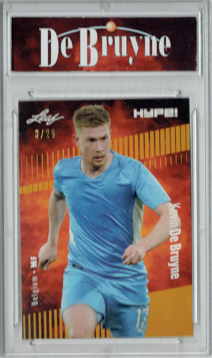 Certified Mint+ Kevin De Bruyne 2022 Leaf HYPE! #95 Gold Short Print, Only 25 Ever Made Rookie Card