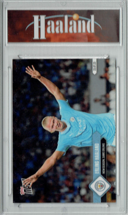 Certified Mint+ Erling Haaland 2023 Topps Now #2 New Season, Same Erling Trading Card