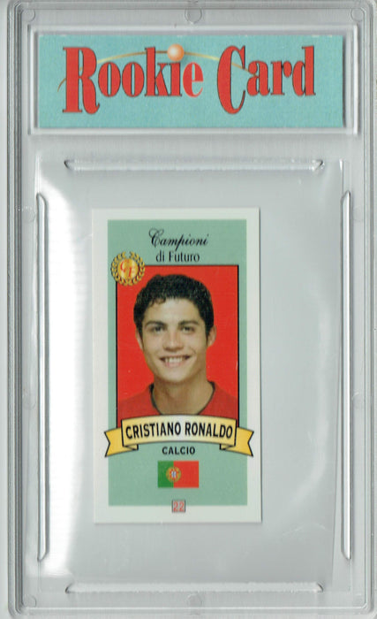 Certified Mint+ Cristiano Ronaldo 2003 Campioni Di Futuro #22 Rare Red Back Rookie Card