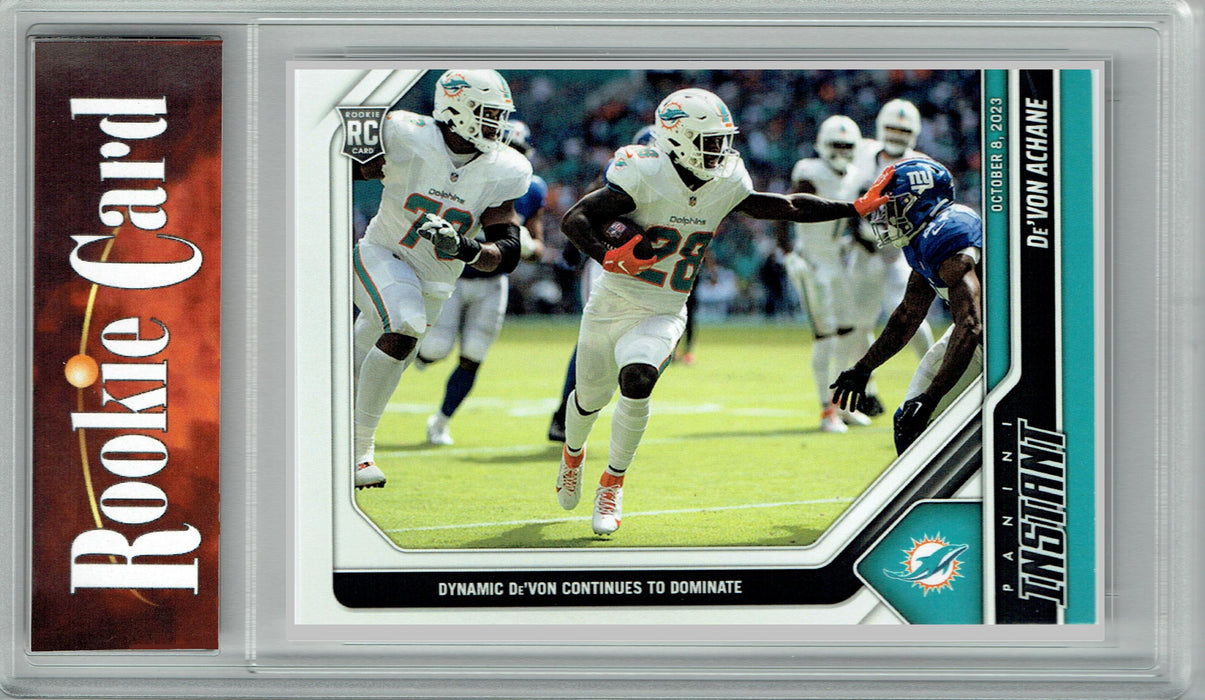 Certified Mint+ De'Von Achane 2023 Panini Instant #12 Just 270 Ever Made! Rookie Card