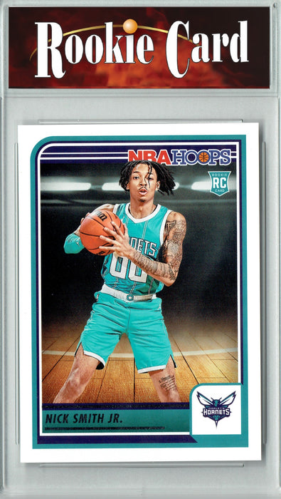 Certified Mint+ Nick Smith Jr. 2023 Hoops #235 Charlotte Hornets Rookie Card Charlotte Hornets