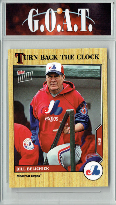 Certified Mint+ Bill Belichick 2023 Topps Now #BB1 Manager Card Rare Trading Card Montreal Expos
