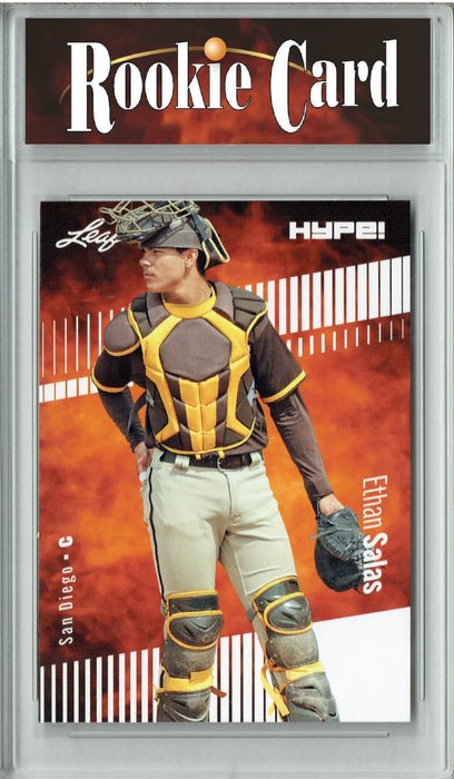 Certified Mint+ Ethan Salas 2023 Leaf HYPE! #119A Only 5000 Made! Rookie Card San Diego Padres
