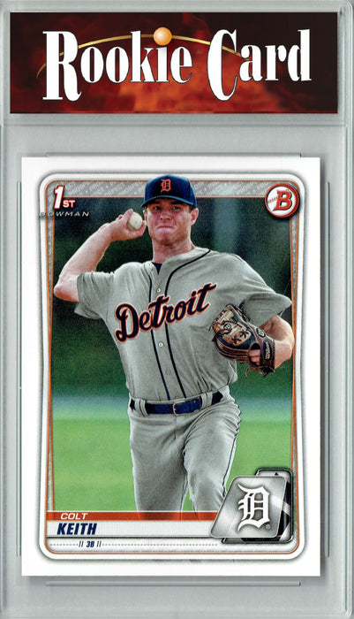 Certified Mint+ Colt Keith 2020 Bowman Draft #BD-54 1st Rookie Card Detroit Tigers