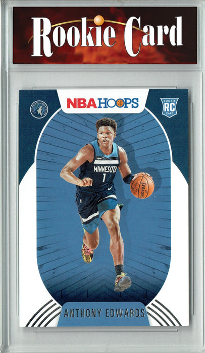 Certified Mint+ Anthony Edwards 2020 Hoops #216 NBA Rookie Card Minnesota Timberwolves