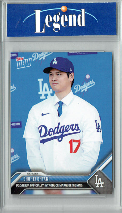 Certified Mint+ Shohei Ohtani 2023 Topps Now #OS-23 1st Dodgers Card Rare Trading Card Los Angeles Dodgers