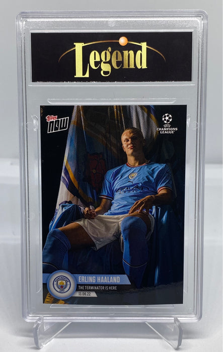 Certified Mint+ Erling Haaland  2022 Topps Now #PS02 Man City Trading Card