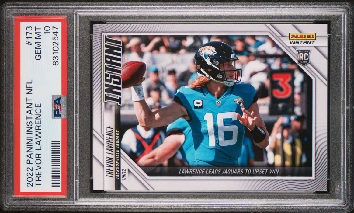 PSA 10 GEM-MT Trevor Lawrence 2021 Panini Instant #173 Rookie Card Only 660 Made!