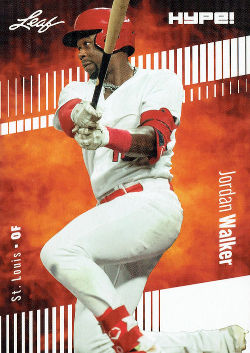 Mint Jordan Walker 2023 Leaf HYPE! #128 Just 5000 Ever Made! Cardinals Rookie Card