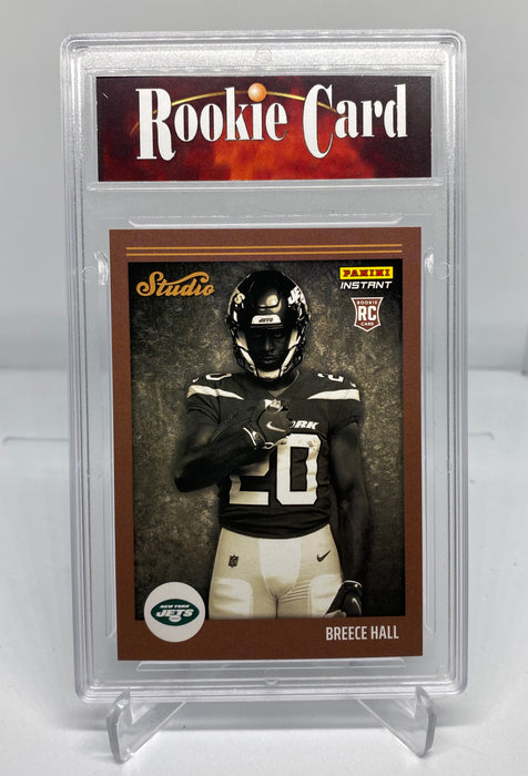 Certified Mint+ Breece Hall 2022 Panini Studio #S13 Only 911 Made Rookie Card