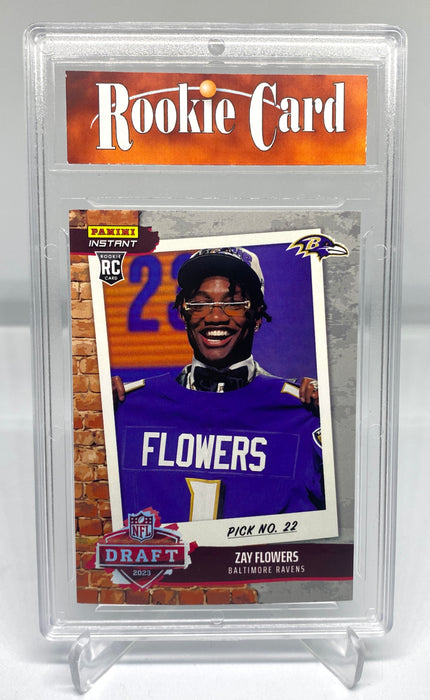 Certified Mint+ Zay Flowers 2023 Panini Instant #DN24 Draft Night 1 of 685 Rookie Card