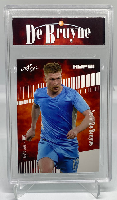 Certified Mint+ Kevin De Bruyne 2022 Leaf HYPE! #95 Just 5000 Ever Made! Manchester City Trading Card