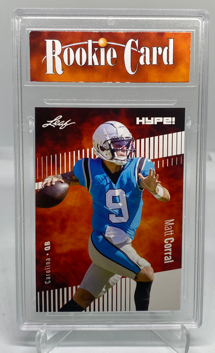 Certified Mint+ Matt Corral 2022 Leaf HYPE! #97 Just 5000 Ever Made! Carolina Panthers Rookie Card