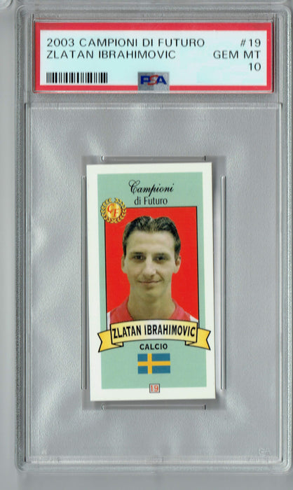 PSA 10 GEM-MT Zlatan Ibrahimovic 2003 Campioni Di Futuro #19 Rookie Card