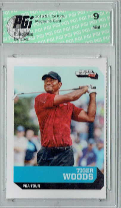 PGI 9 Tiger Woods 2019 S.I. for Kids #795 USA Trading Card