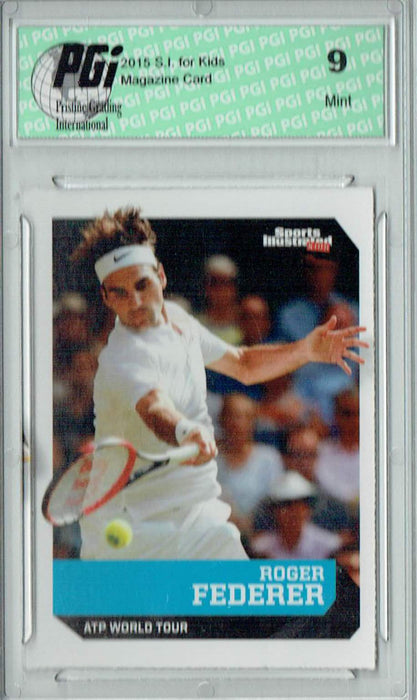 PGI 9 Roger Federer 2015 S.I. for Kids #464 Switzerland Trading Card
