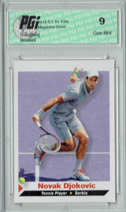 PGI 9 Novak Djokovic 2014 S.I. for Kids #341 Serbia Trading Card