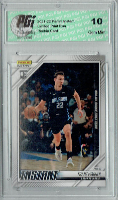 Franz Wagner 2021 Panini Instant #265 All Rookie Team 1/657 Rookie Card PGI 10