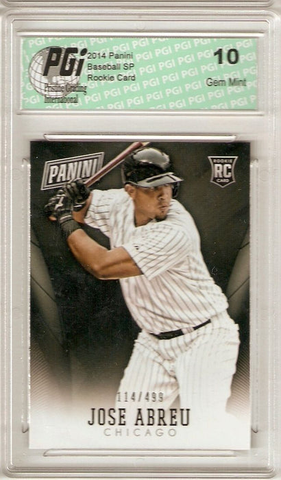 Jose Abreu 2014 Panini National Convention Only 499 Made Rookie Card PGI 10
