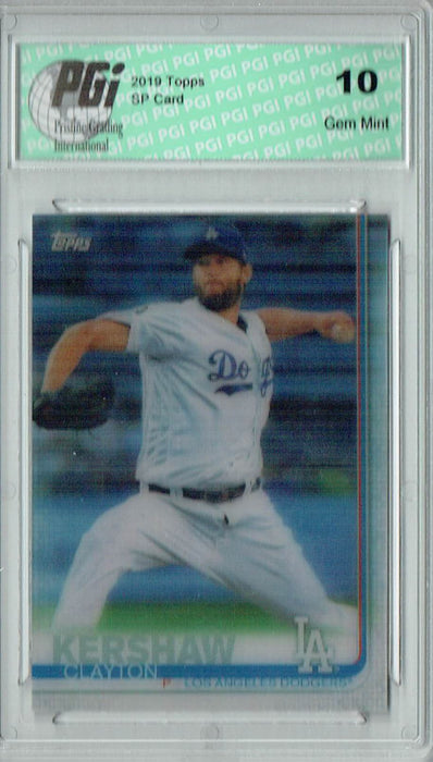 Clayton Kershaw 2019 Topps 3D #10 Only 540 Made Rare Trading Card PGI 10