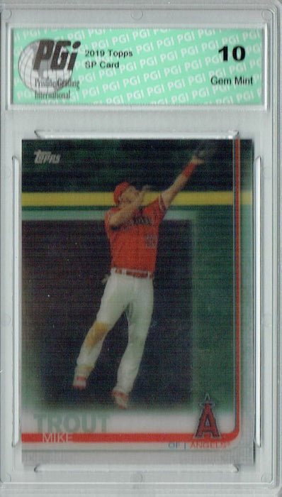 Mike Trout 2019 Topps 3D #100 Only 540 Made Rare Trading Card PGI 10