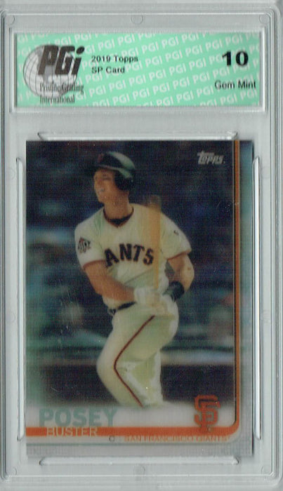 Buster Posey 2019 Topps 3D #157 Only 540 Made Rare Trading Card PGI 10