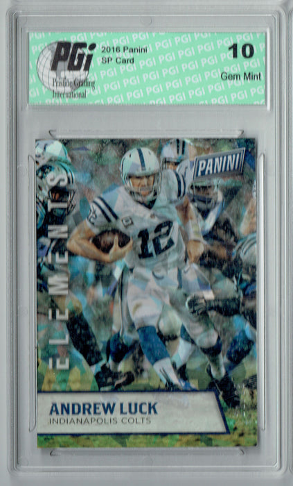 Andrew Luck 2016 Panini Cracked Ice #3 Only 25 Made Card PGI 10