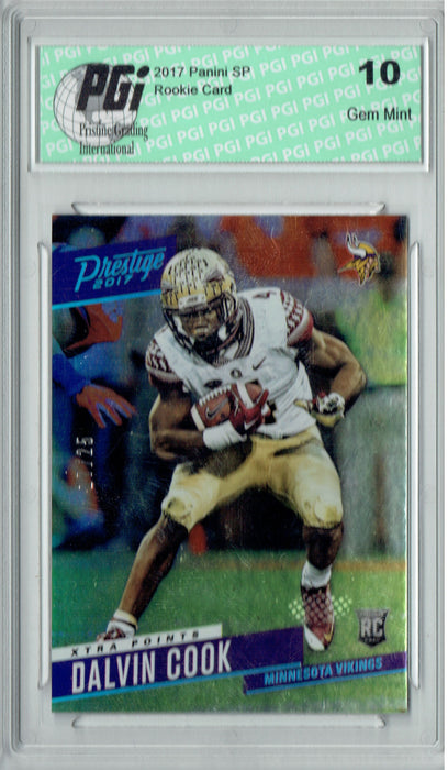 Dalvin Cook 2017 Prestige Xtra #205 Only 25 Made Rookie Card PGI 10