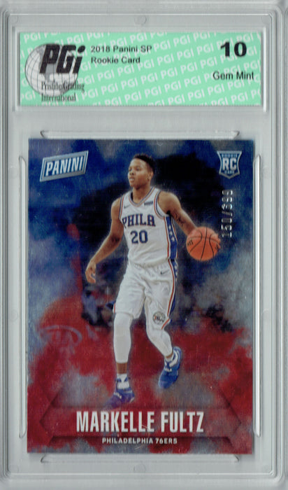 Markelle Fultz 2018 Panini SP #58 Only 399 Made Rookie Card PGI 10