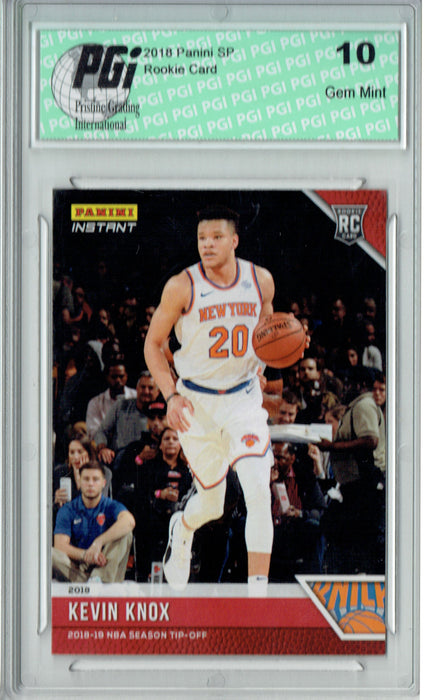 Kevin Knox 2018 Panini Tip-Off #12, 1 of 330 Made Rookie Card PGI 10