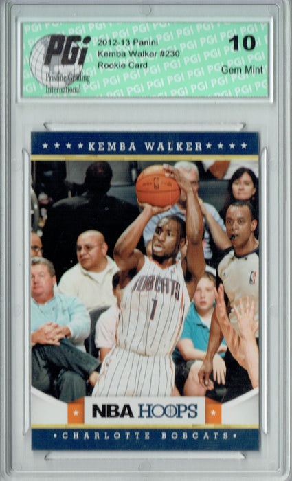 Kemba Walker 2012 NBA Hoops #230 Rookie Card PGI 10