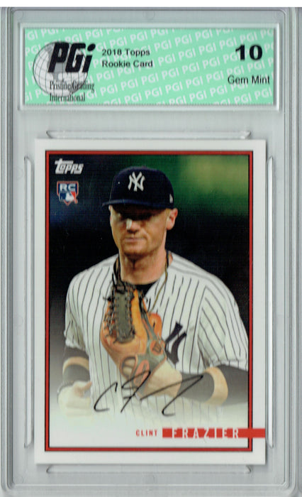 Clint Frazier 2018 Topps Rookie Review #42 1435 Made Rookie Card PGI 10