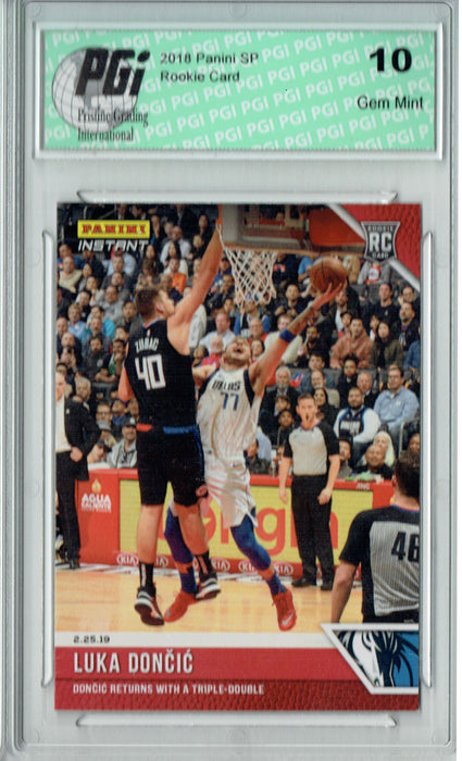 @ Luka Doncic 2018 Panini Instant #112 Only 312 Made Rookie Card PGI 10