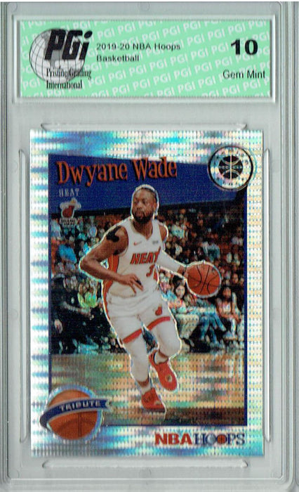 Dwyane Wade 2019 NBA Hoops #287 Pulsar Premium Stock Card PGI 10