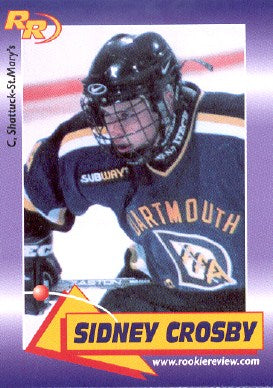 10 lot SIDNEY CROSBY 2004 Rimouski Rookie Review Card