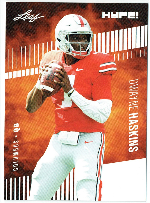 Dwayne Haskins 2019 Leaf HYPE! #20 Football 25 Rookie Card Lot Redskins
