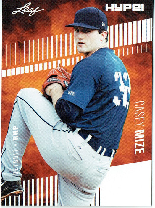 Casey Mize 2018 Leaf HYPE! Baseball Rookie 25 Card Lot Detroit Tigers #11