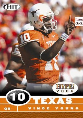 100) Vince Young SAGE HIT HYPE GLOSSY Rookie Card Lot