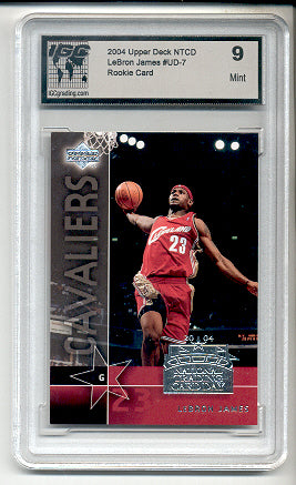 LeBron James NTCD Trading Card Day Rookie IGC 9 Mint!!!