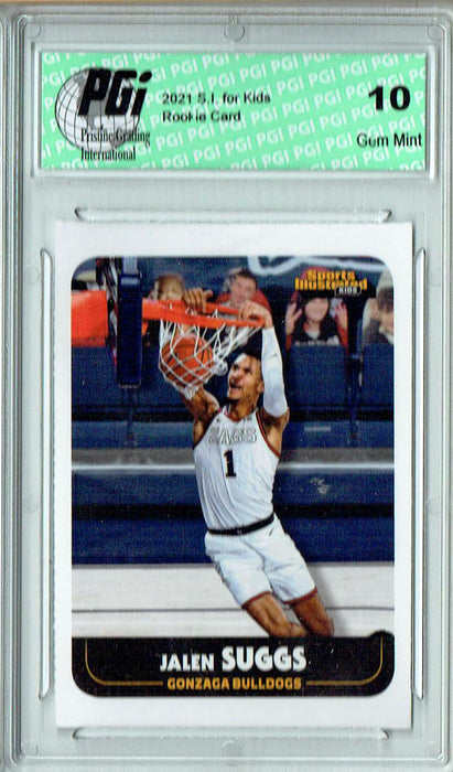 Jalen Suggs 2021 S.I. for Kids #970 Rookie Card PGI 10