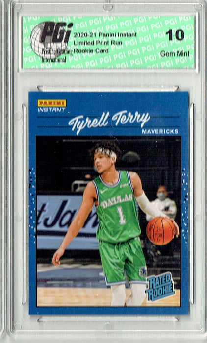 Tyrell Terry 2020 Panini Instant #RR39 Retro Rated 1/3558 Rookie Card PGI 10