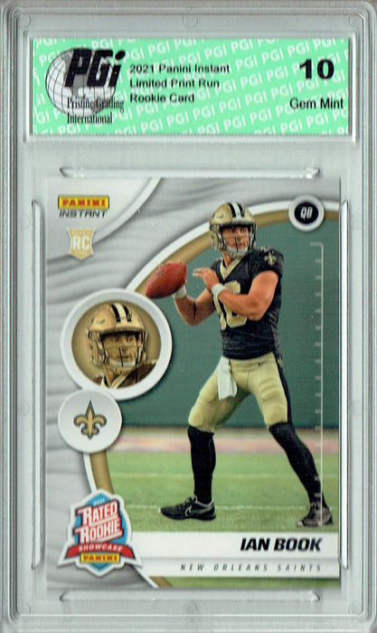 Ian Book 2021 Panini Instant #RS37 Rated Rookie 1 of 251 Rookie Card PGI 10