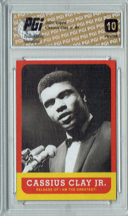 Muhammad Ali 2021 Topps #4 PRISTINE Rare Trading Card PGI 10