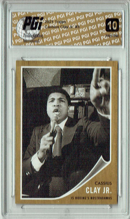 Muhammad Ali 2021 Topps #3 PRISTINE Rare Trading Card PGI 10