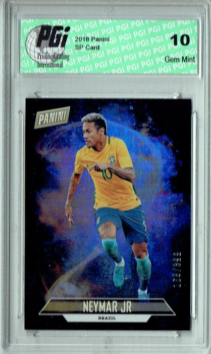 Neymar 2018 Panini #15 Only 399 Made Father's Day SP Rare Trading Card PGI 10