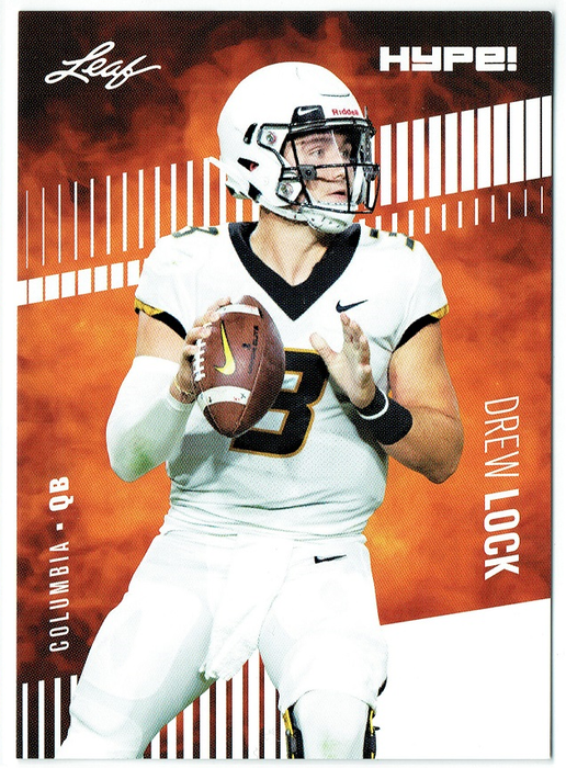 Drew Lock 2019 Leaf HYPE! #19 Football 25 Rookie Card Lot Denver Broncos